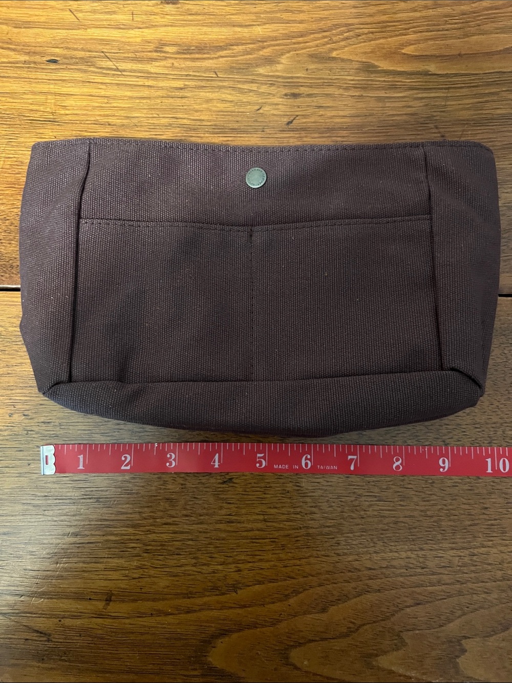 Portland Leather Bag Insert- Dark Brown